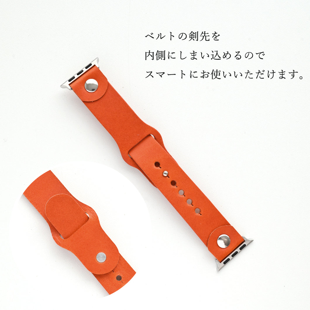 栃木レザー Sジーンズ アップルウォッチ バンド ニッケルフリー