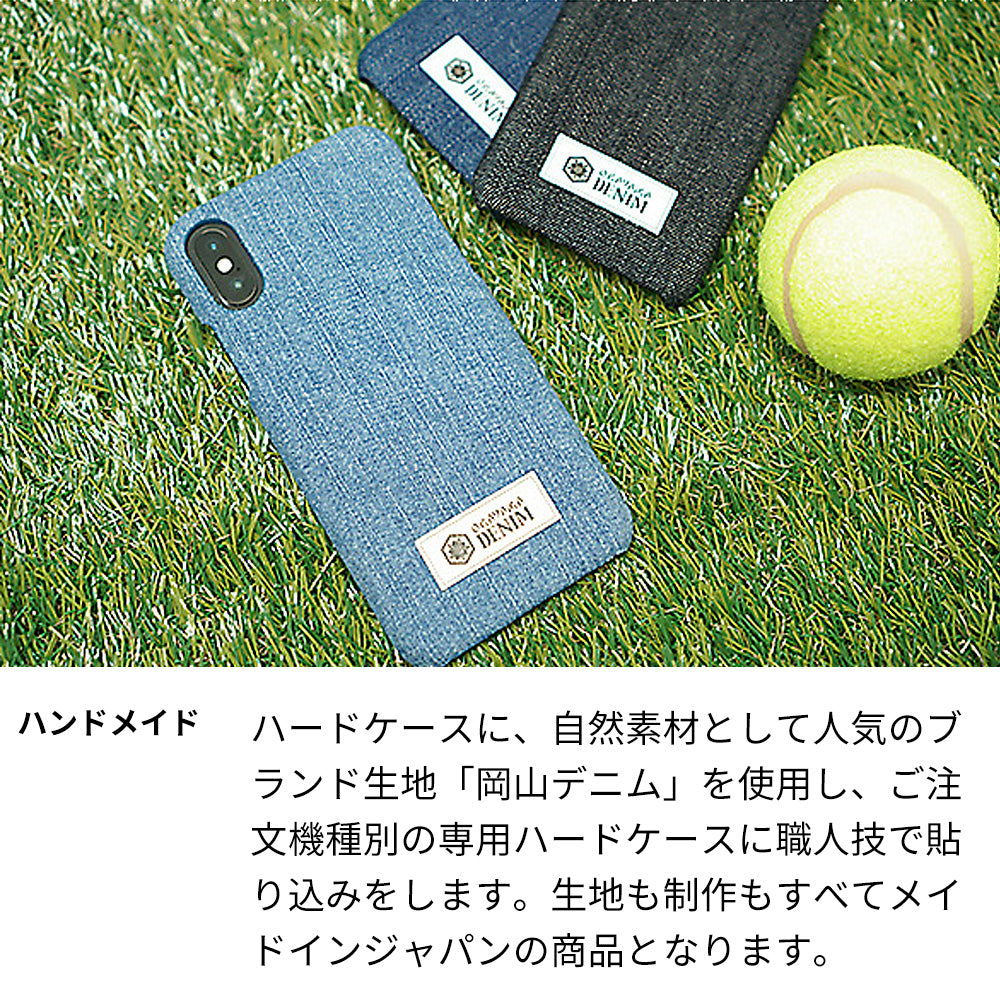 Galaxy S24 Ultra SCG26 au 岡山デニムまるっと全貼りハードケース