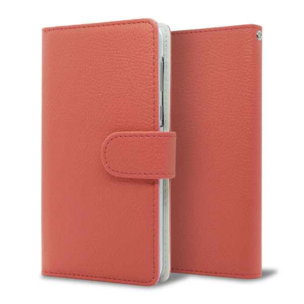 Redmi 12 5G XIG03 au レザーハイクラス 手帳型ケース 耐衝撃