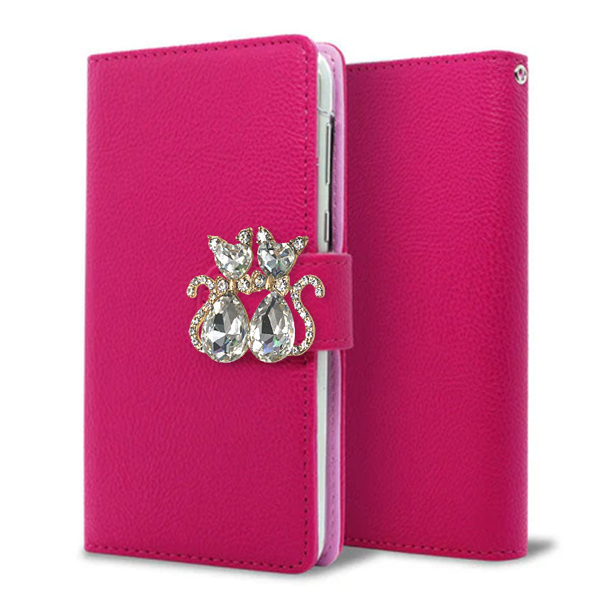 AQUOS L UQmobile レザーハイクラス 手帳型ケース 耐衝撃