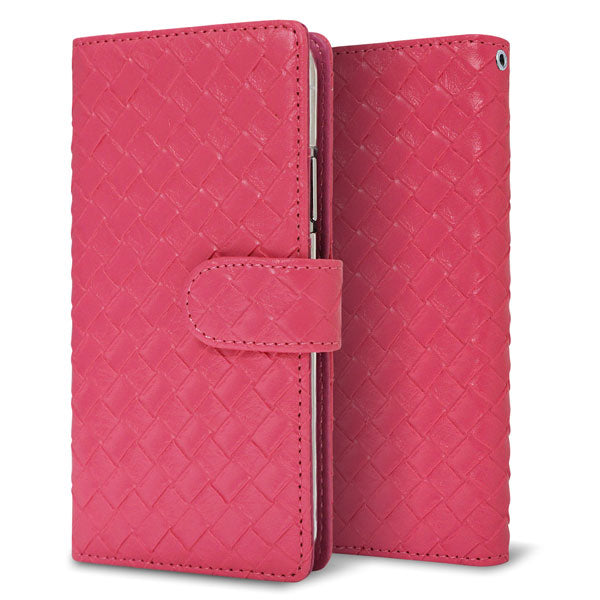 BASIO active2 SHG12 au メッシュ風 手帳型ケース 耐衝撃