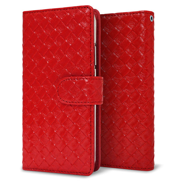 Xperia X Performance SOV33 au メッシュ風 手帳型ケース 耐衝撃