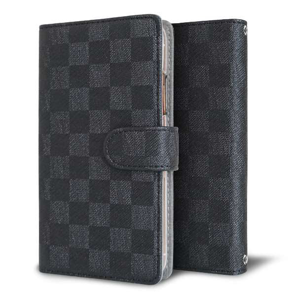 DIGNO BX2 A101KC SoftBank クリアプリントブラックタイプ 手帳型ケース