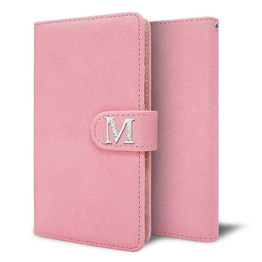 らくらくスマートフォン F-52B docomo イニシャルプラスデコ 手帳型ケース