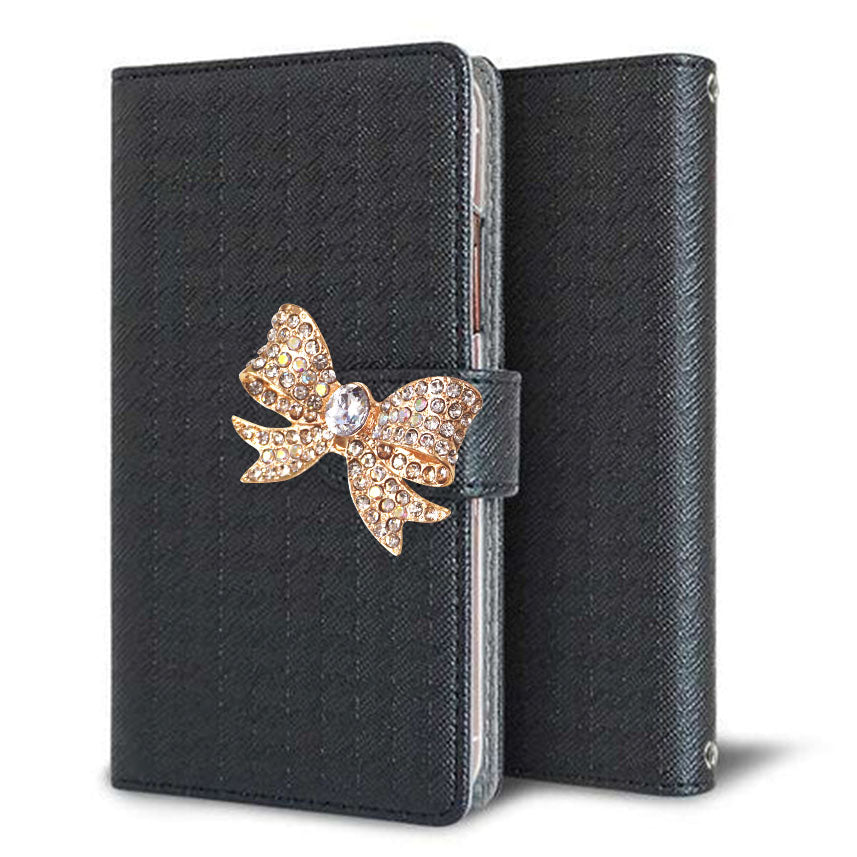 Galaxy S9 SC-02K docomo クリアプリントブラックタイプ 手帳型ケース