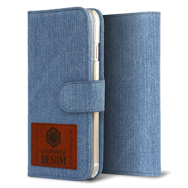 arrows M04 岡山デニム 手帳型ケース 耐衝撃