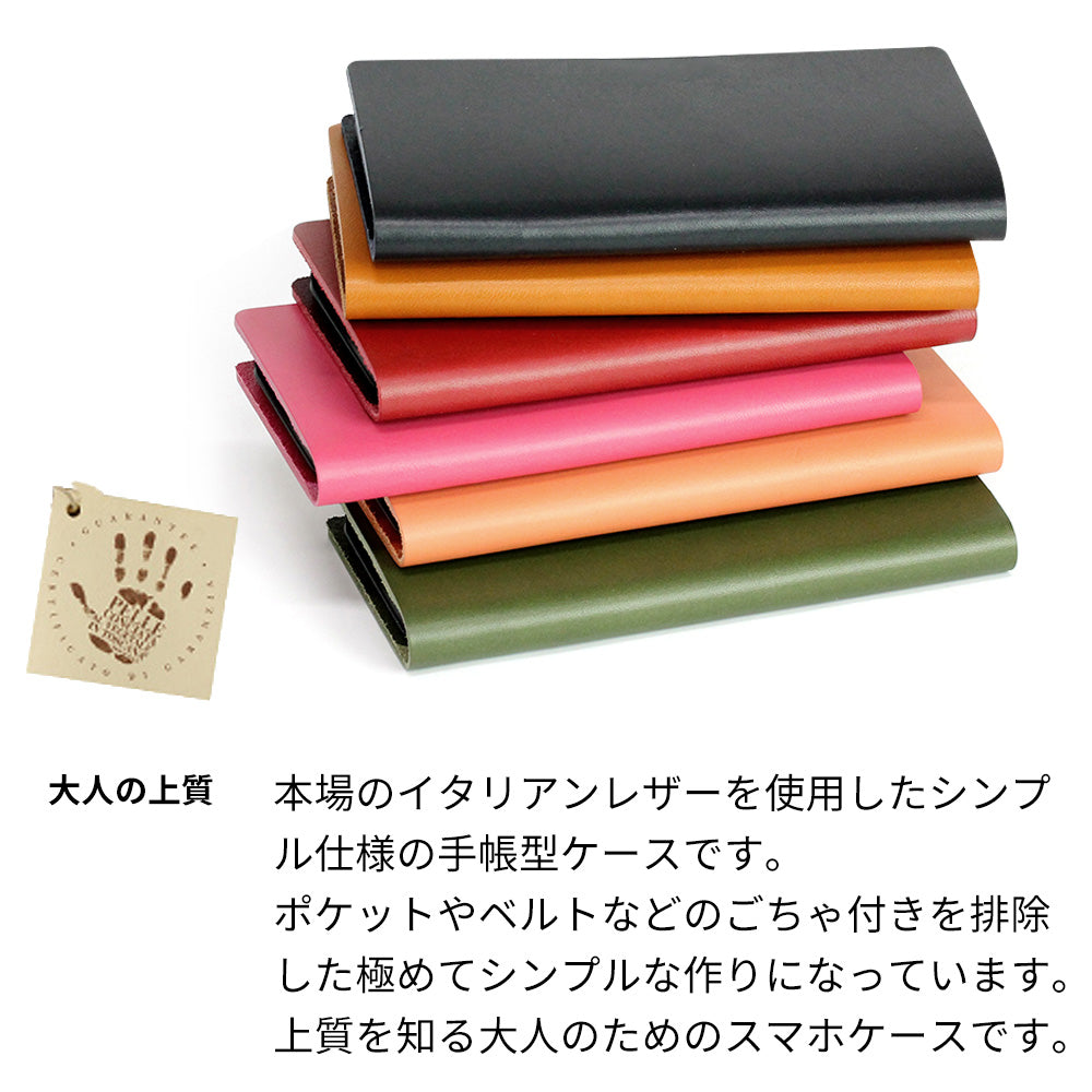 arrows Be4 Plus F-41B docomo イタリアンレザー・シンプルタイプ手帳型ケース 耐衝撃