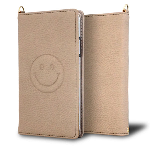 BASIO active2 SHG12 au スマホケース 手帳型 ニコちゃん 耐衝撃