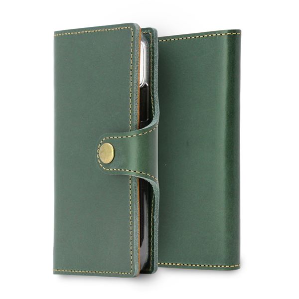 BASIO active SHG09 au スマホケース 手帳型 イタリアンレザー KOALA 本革 ベルト付き 耐衝撃