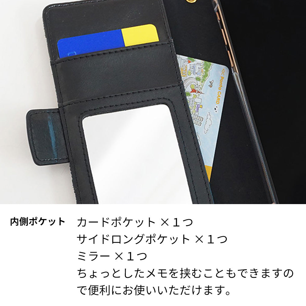 AQUOS wish3 A302SH Y!mobile スマホケース 手帳型 リボン キラキラ チェック