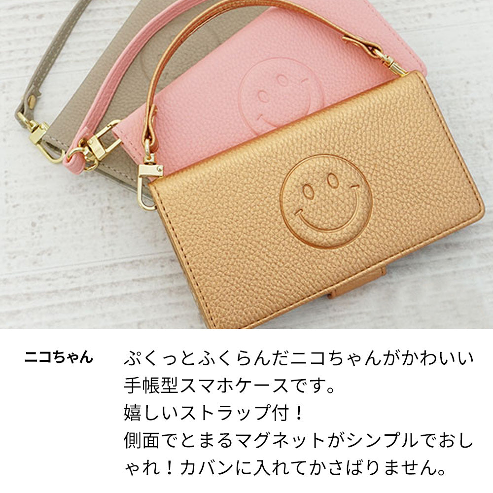 Xiaomi Redmi 12C スマホケース 手帳型 ニコちゃん よこ型