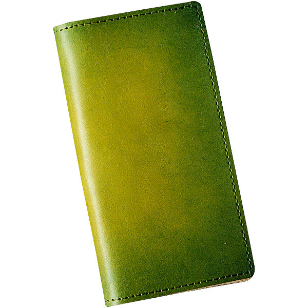 BASIO active SHG09 au 姫路レザー 手帳型 ベルトなし グラデーションレザー スマホケース 耐衝撃