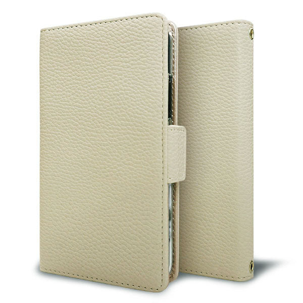 BASIO active SHG09 au スマホショルダー 手帳型 くすみカラー ミラー スタンド機能付 耐衝撃