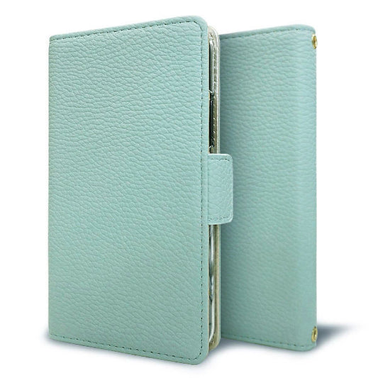 BASIO active2 SHG12 au スマホケース 手帳型 くすみカラー ミラー スタンド機能付