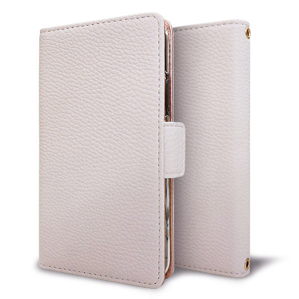 あんしんファミリースマホ A303ZT SoftBank スマホショルダー 手帳型 くすみカラー ミラー スタンド機能付 耐衝撃