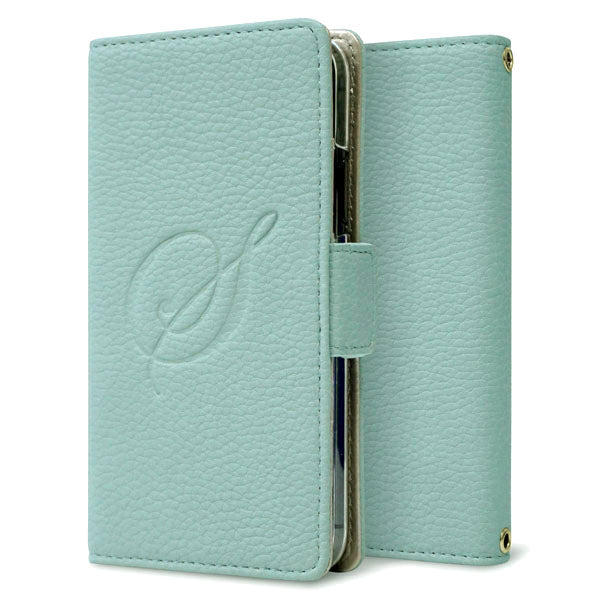 BASIO active SHG09 au スマホショルダー 手帳型 くすみカラー ミラー スタンド機能付 耐衝撃