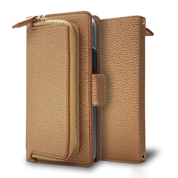 BASIO active SHG09 au 財布付きスマホケース コインケース付き Simple ポケット 耐衝撃