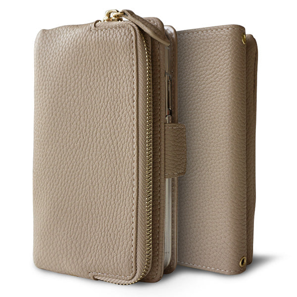 BASIO active SHG09 au 財布付きスマホケース セパレート Simple ポーチ付き 耐衝撃