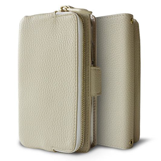 BASIO active SHG09 au 財布付きスマホケース セパレート Simple ポーチ付き 耐衝撃