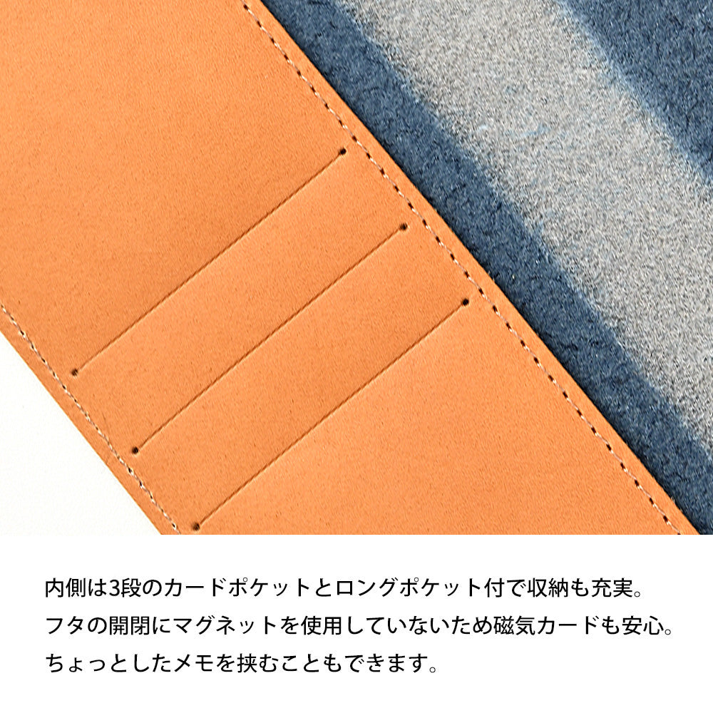 Xperia 5 III A103SO SoftBank 栃木レザー 手帳型 Sジーンズ ベルトなし マグネットなし 本革 スマホケース 耐衝撃