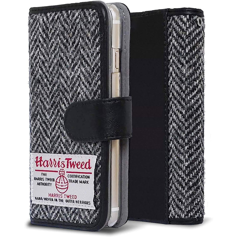 Android One S4 ハリスツイード(A-type) 手帳型ケース 耐衝撃