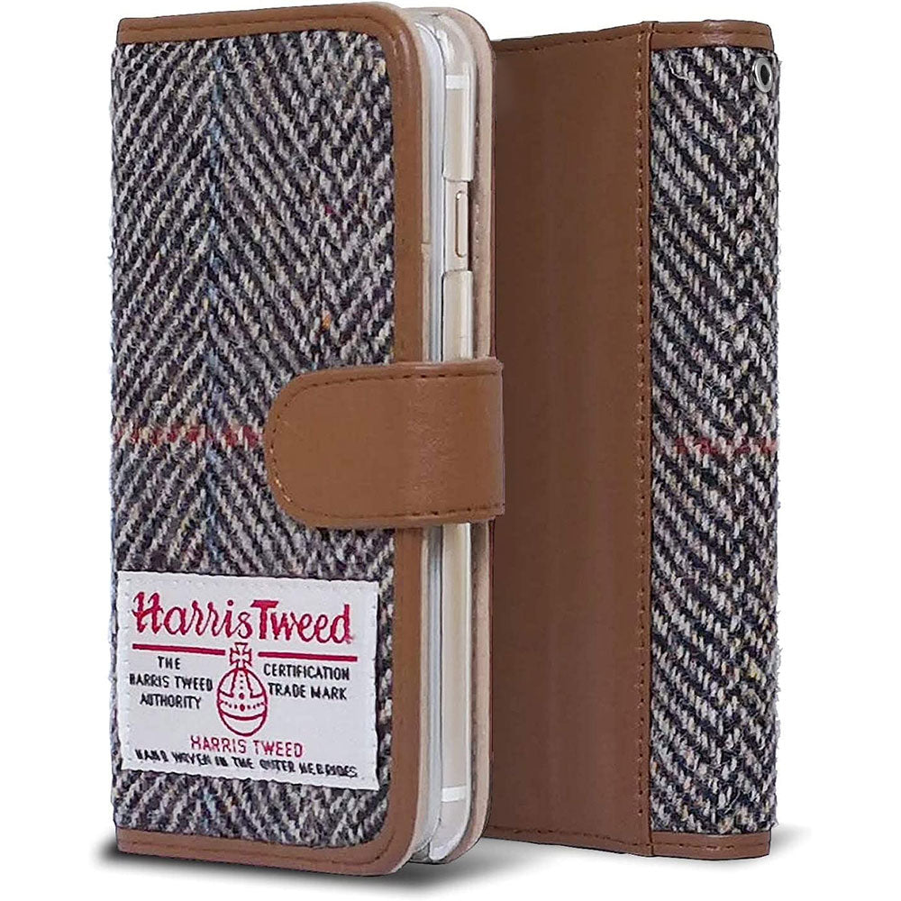 AQUOS zero SH-M10 ハリスツイード(A-type) 手帳型ケース 耐衝撃