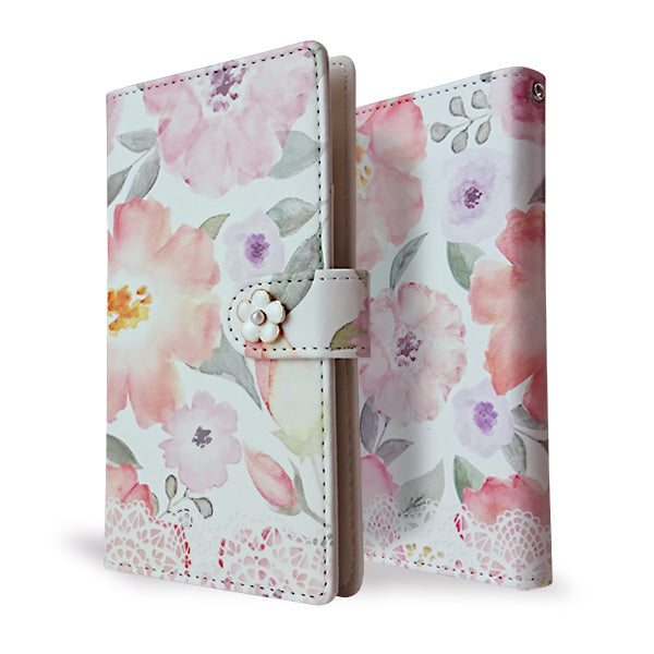 Xperia X Compact SO-02J docomo フィレンツェの春デコ プリント手帳型ケース 耐衝撃