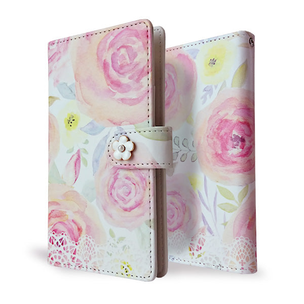 OPPO Reno13 A OPG05 UQ mobile フィレンツェの春デコ プリント手帳型ケース 耐衝撃