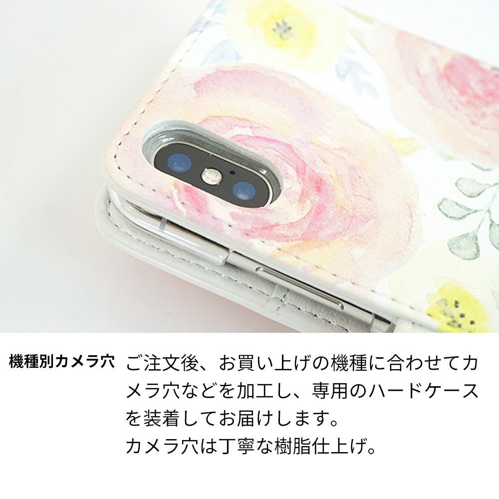 iPhone8 フィレンツェの春デコ プリント手帳型ケース