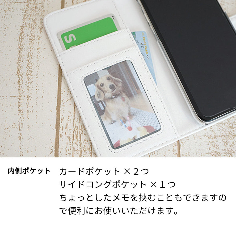 Android One S6 フィレンツェの春デコ プリント手帳型ケース