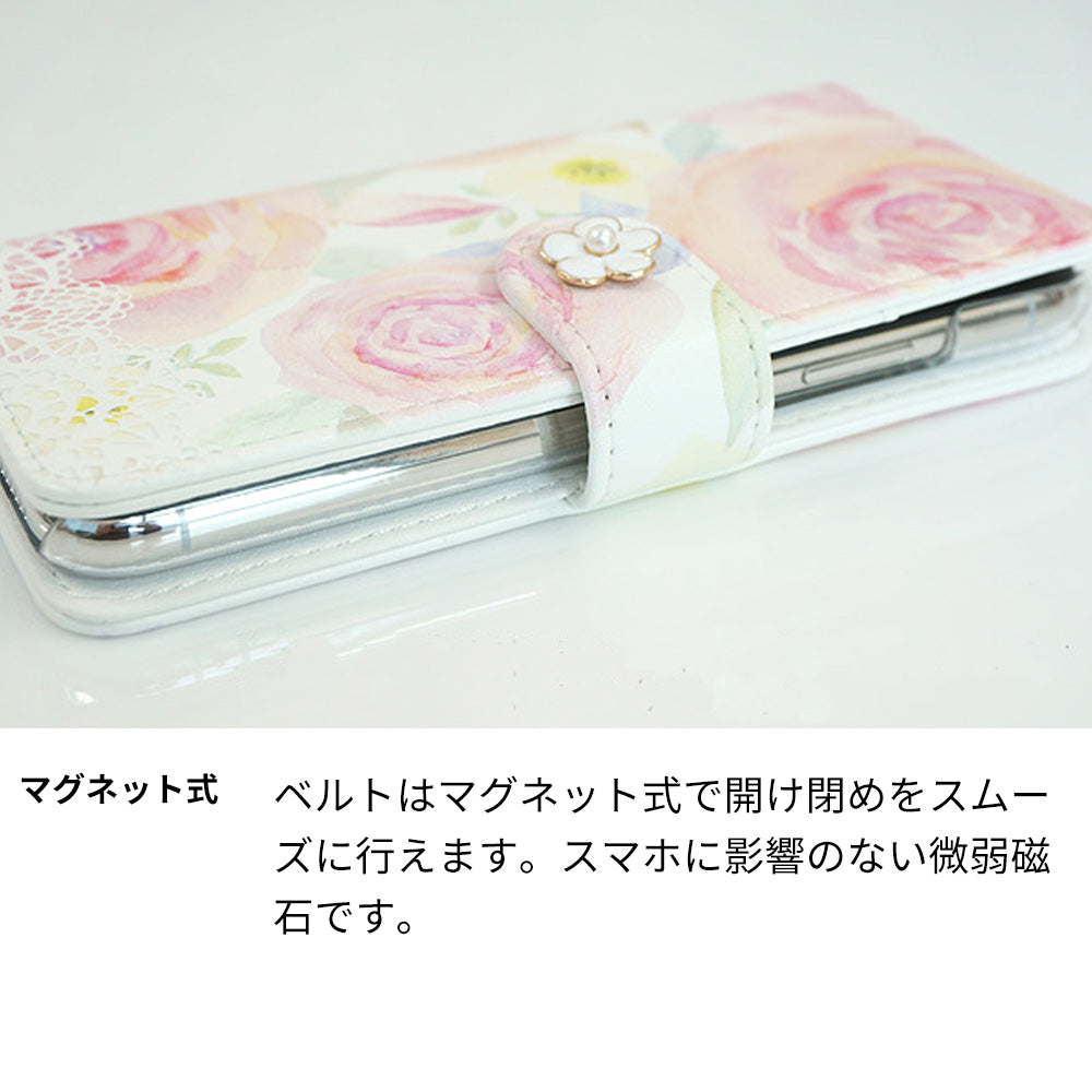 DIGNO SX3 KYG02 au フィレンツェの春デコ プリント手帳型ケース