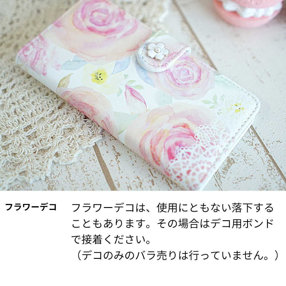 Xperia Ace III A203SO Y!mobile フィレンツェの春デコ プリント手帳型ケース