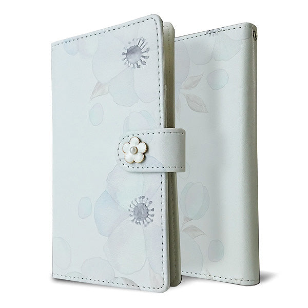 BASIO active2 SHG12 au ドゥ・フルール デコ付きバージョン プリント手帳型ケース 耐衝撃