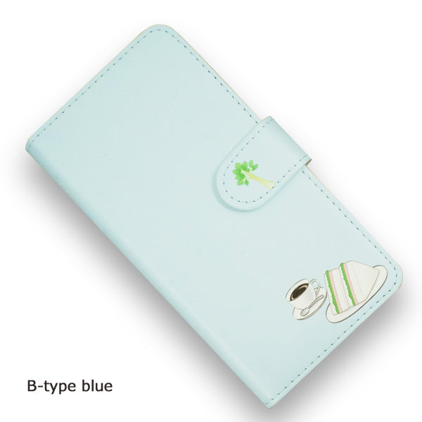 AQUOS U SHV37 au アムロサンドイッチプリント 手帳型ケース 耐衝撃