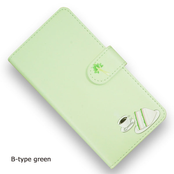 AQUOS wish4 SH-52E docomo アムロサンドイッチプリント 手帳型ケース 耐衝撃