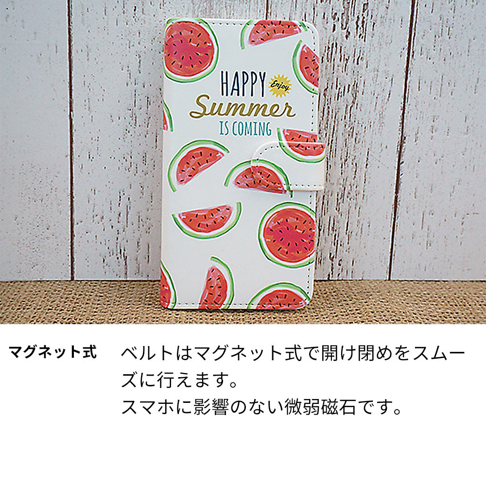 Galaxy Note8 SC-01K docomo ハッピーサマー プリント手帳型ケース