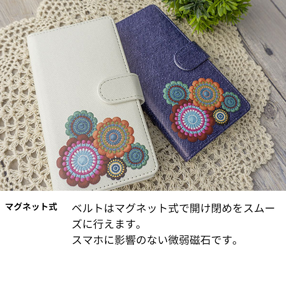 DIGNO J 704KC SoftBank プリント手帳型 花柄 手帳型スマホケース