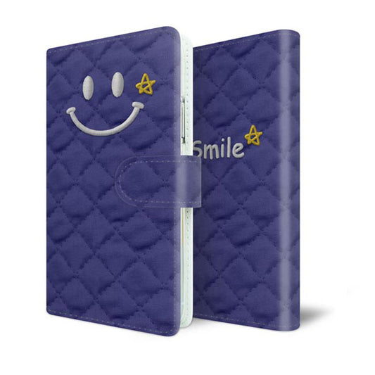Xperia Ace III SOG08 au スマホケース 手帳型 全機種対応 スマイル UV印刷 耐衝撃