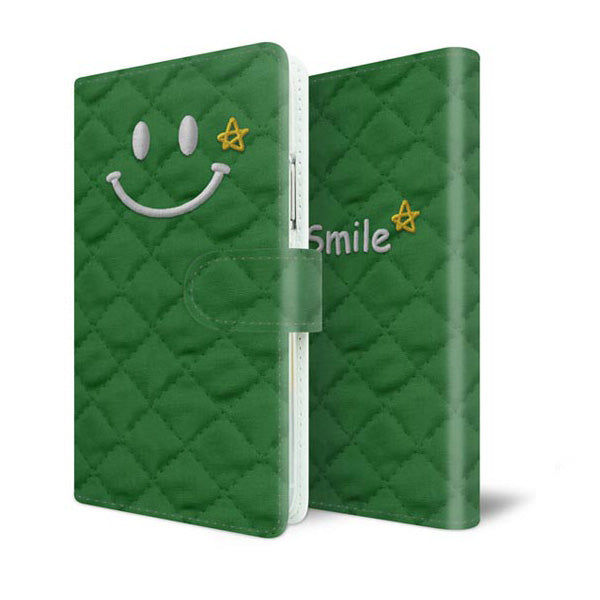 HUAWEI P30 lite Marie-L22J スマホケース 手帳型 全機種対応 スマイル UV印刷 耐衝撃