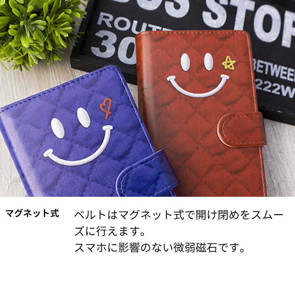 DIGNO BX 901KC SoftBank スマホケース 手帳型 全機種対応 スマイル UV印刷 耐衝撃