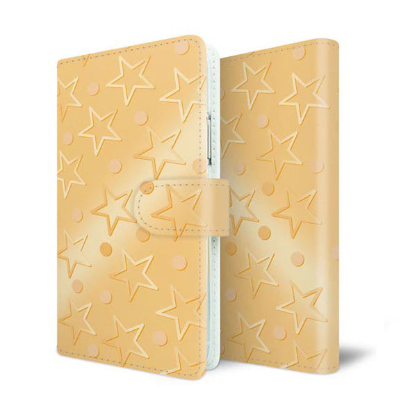 507SH Android One Y!mobile スマホケース 手帳型 エンボス風グラデーション UV印刷 耐衝撃