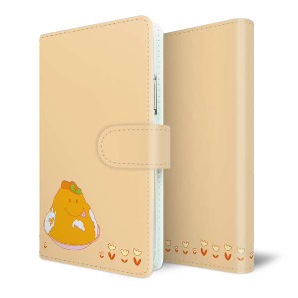 arrows We2 FCG02 au スマホケース 手帳型 スイーツ ニコちゃん スマイル