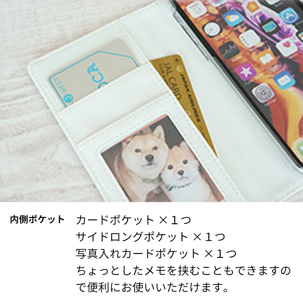 AQUOS wish A104SH Y!mobile スマホケース 手帳型 Lady Rabbit うさぎ