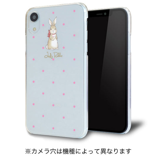 iPhone15 Plus スマホケース ハードケース クリアケース Lady Rabbit