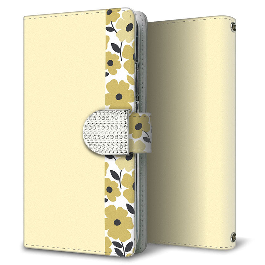 Galaxy S26 Ultra SM-S948Z SoftBank くすみガーデン 大人かわいい プリント手帳型ケース 耐衝撃