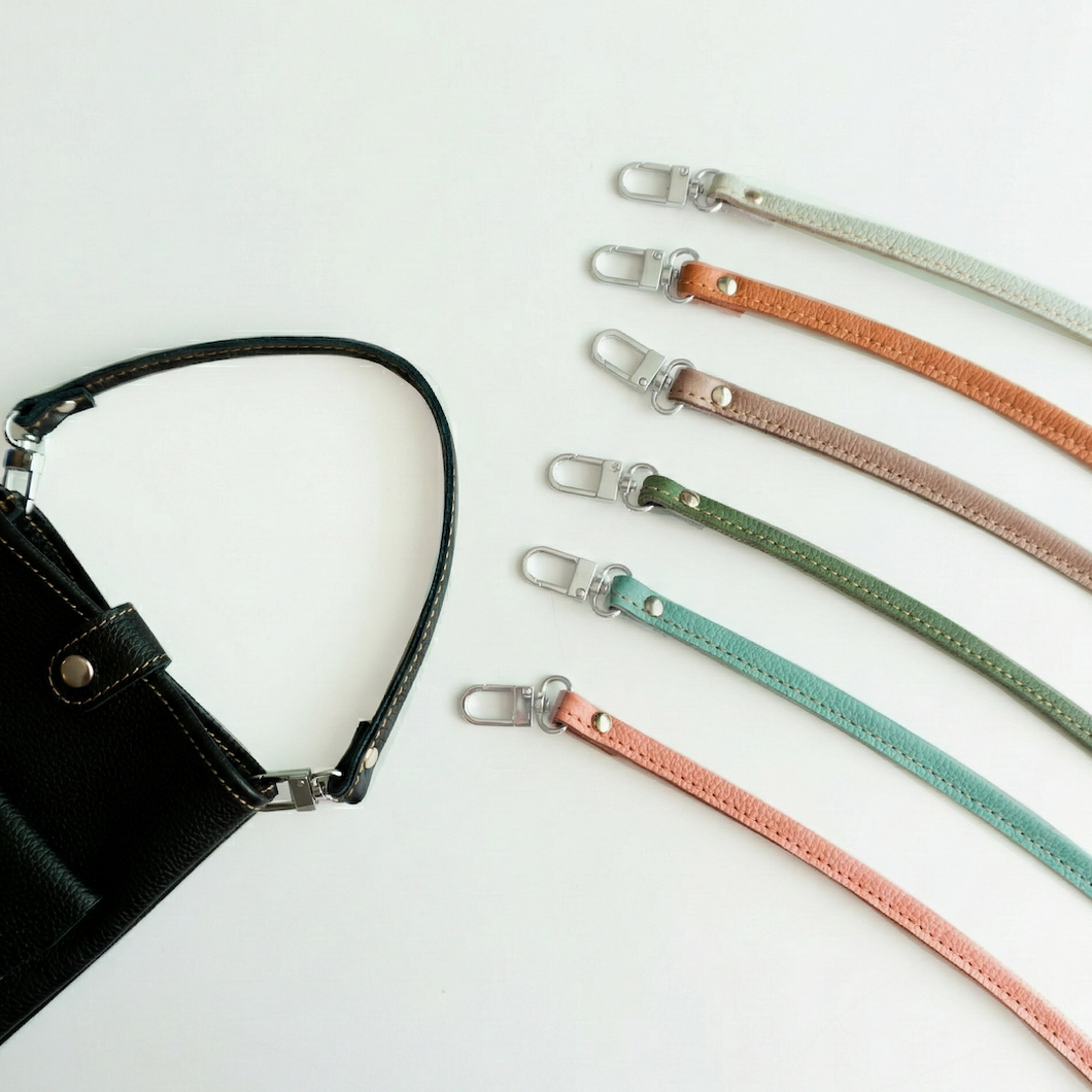 シュリンクレザー バッグ用ショートベルト 約30cm