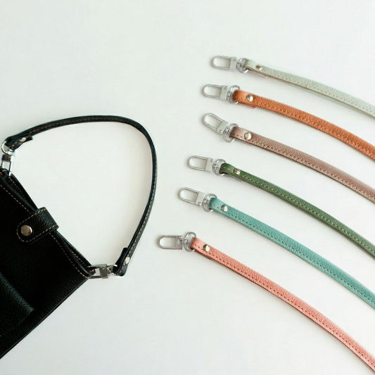 シュリンクレザー バッグ用ショートベルト 約30cm