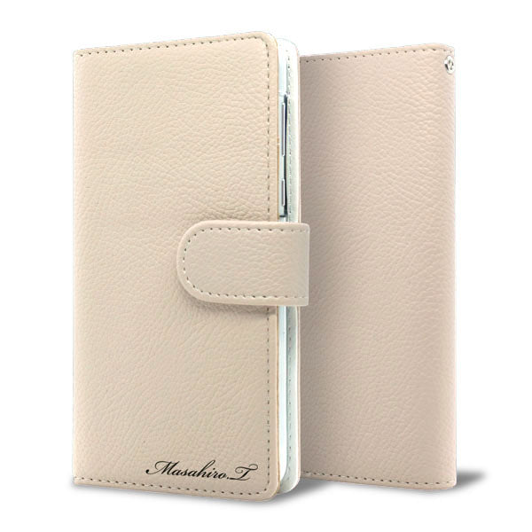 BASIO active2 SHG12 au 【名入れ】レザーハイクラス 手帳型ケース 耐衝撃