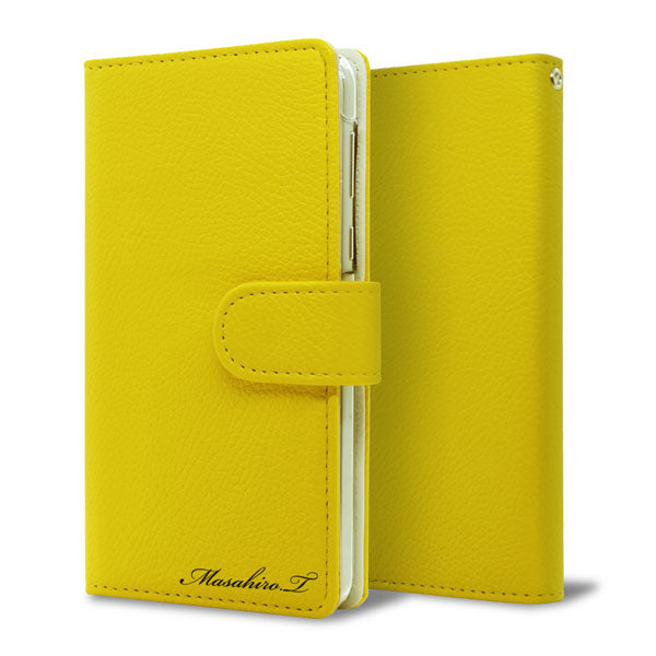 Galaxy A51 5G SC-54A docomo 【名入れ】レザーハイクラス 手帳型ケース 耐衝撃