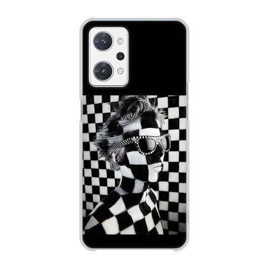 OPPO reno9 A A301OP Y!mobile 高画質仕上げ 背面印刷 ハードケース 【357 bk&wh】